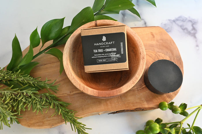 Tea Tree + Charcoal Detoxifying Facial Soap - 1.2 oz