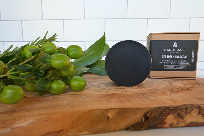 Tea Tree + Charcoal Detoxifying Facial Soap - 1.2 oz