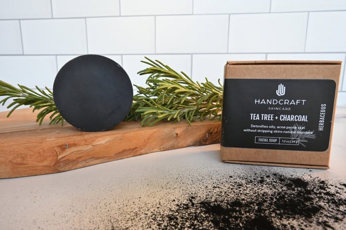 Tea Tree + Charcoal Detoxifying Facial Soap - 1.2 oz