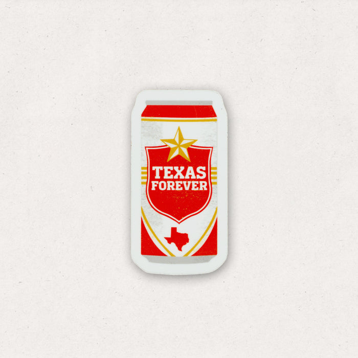 Texas Forever Can Sticker