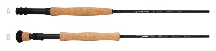 TFO NXT Black Label fly rod - detail view