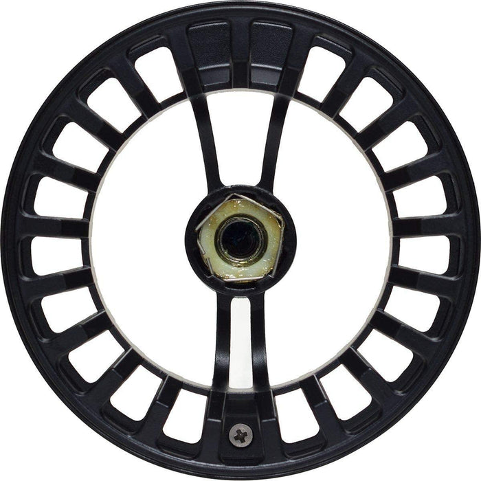 TFO NXT Black Label fly reel - detail view