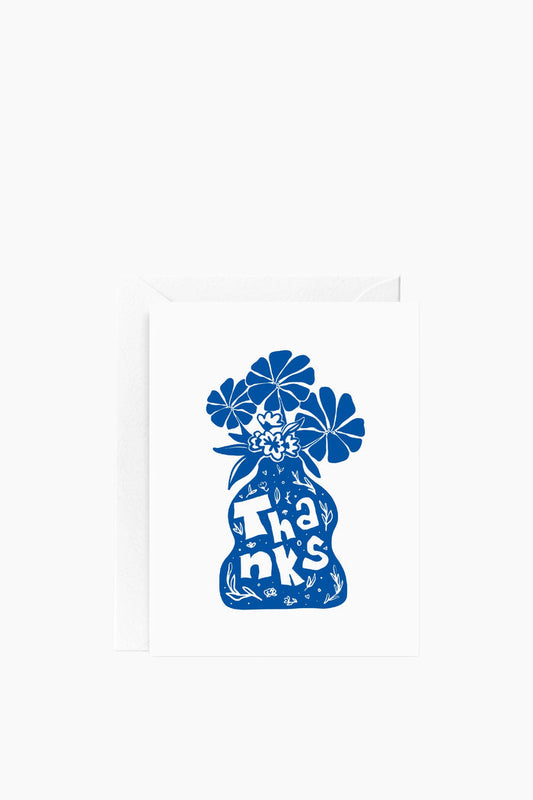 Thanks Vase Card