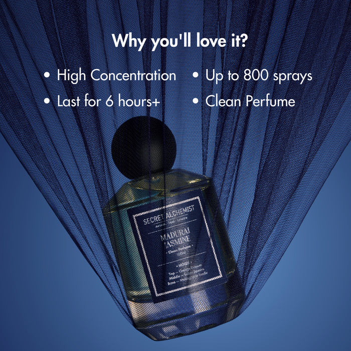 The Alchemy- Rose Oud, Madurai Jasmine, Sandalwood Nostalgia - Clean Perfume™ EDP