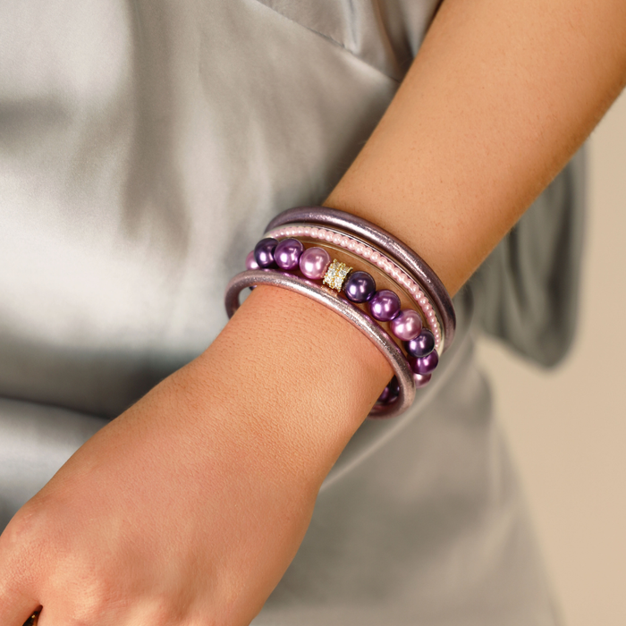 a person wearing bracelets