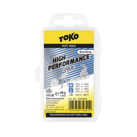A product picture of the Toko High Performance Cold Paraffin Melt Wax