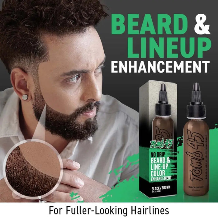 Tomb 45 No Drip Enhancement Color | Dark Brown | Beard & Hairline Filler Tomb45