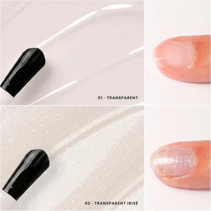 Top coat vegan Charlotte Bio, fini brillant et lisse
