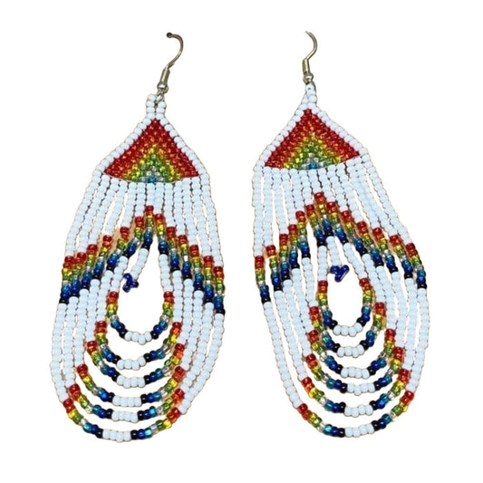 TRIBAL ROOTS Loop Fringe Earrings