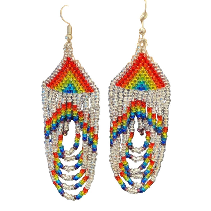 TRIBAL ROOTS Loop Fringe Earrings