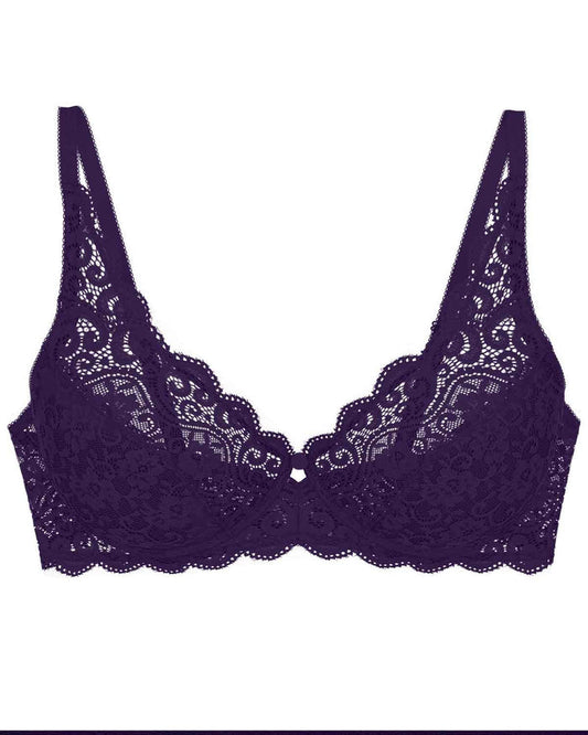 Triumph Amourette Underwired Bra - Purple