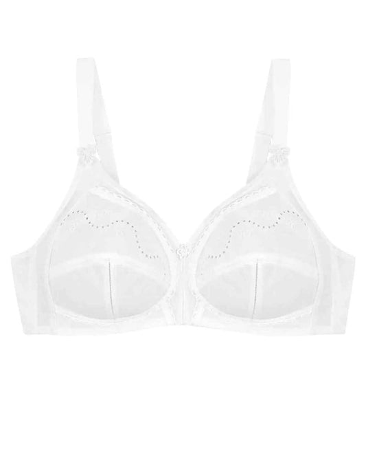 Triumph Doreen Cotton Bra - White