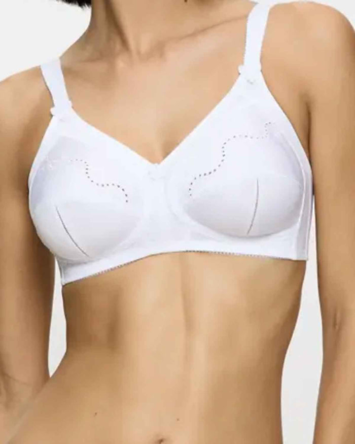 Triumph Doreen Cotton Bra - White