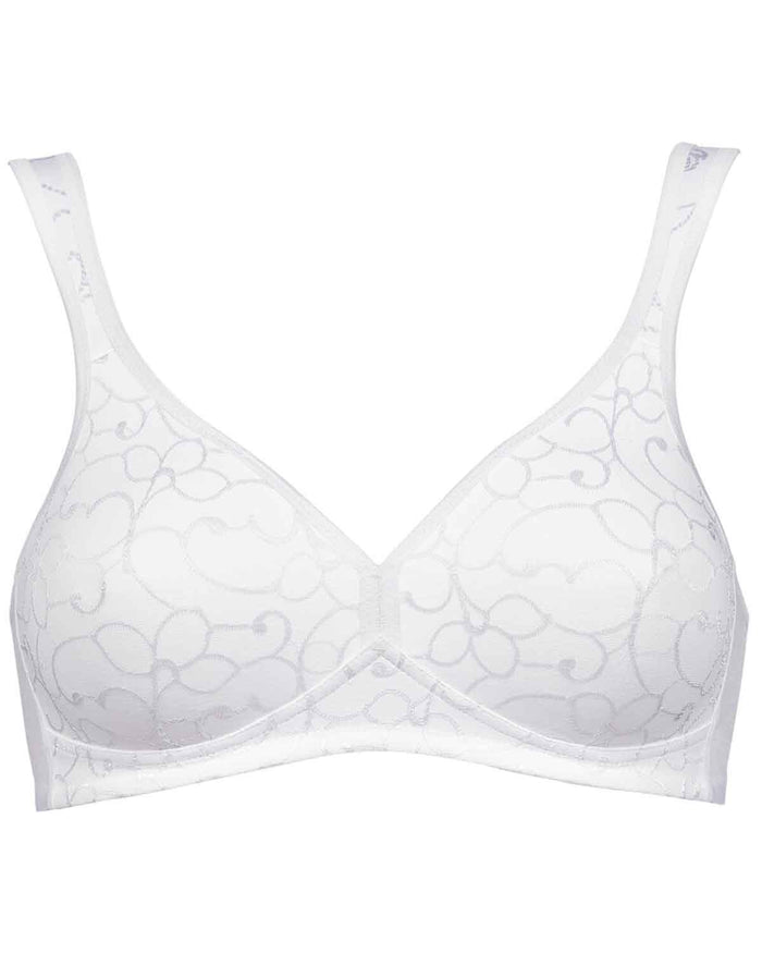 Triumph Elegant Cotton Bra - White