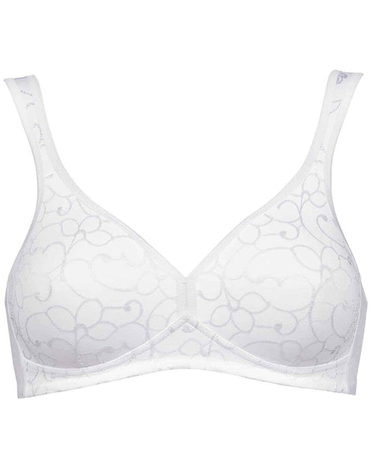 Triumph Elegant Cotton Bra - White
