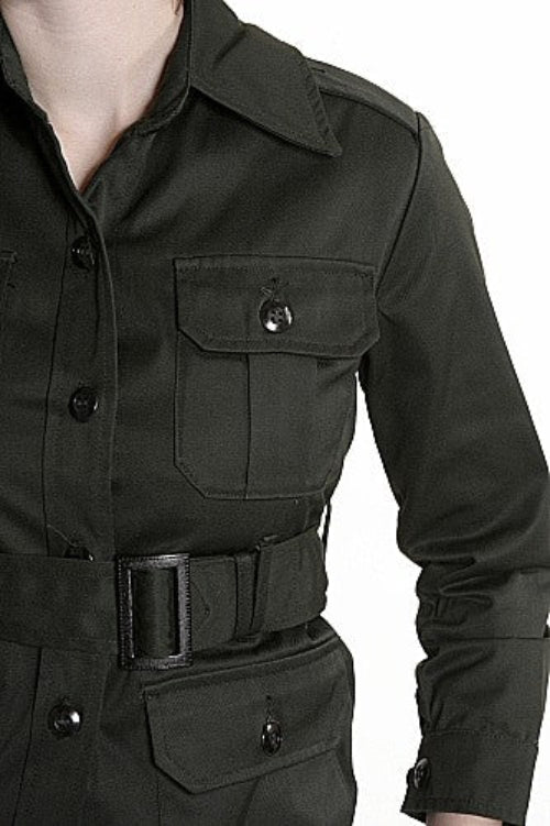 Vintage Canadian Royal Canadian Army Cadets (RCAC) Safari Bush Work Jacket