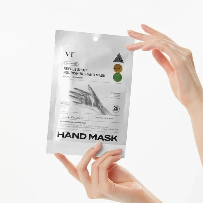 VT Cosmetics Reedle Shot Nourishing Hand Mask قناع اليد المغذي ريدل شوت من في تي كوزماتيكس - Princess Cosmetics Qatar