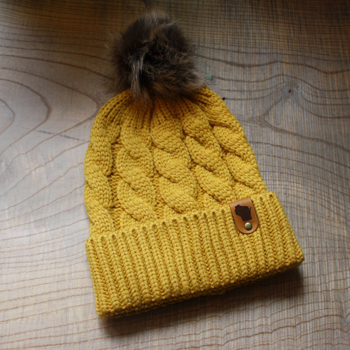WI Pom Beanie