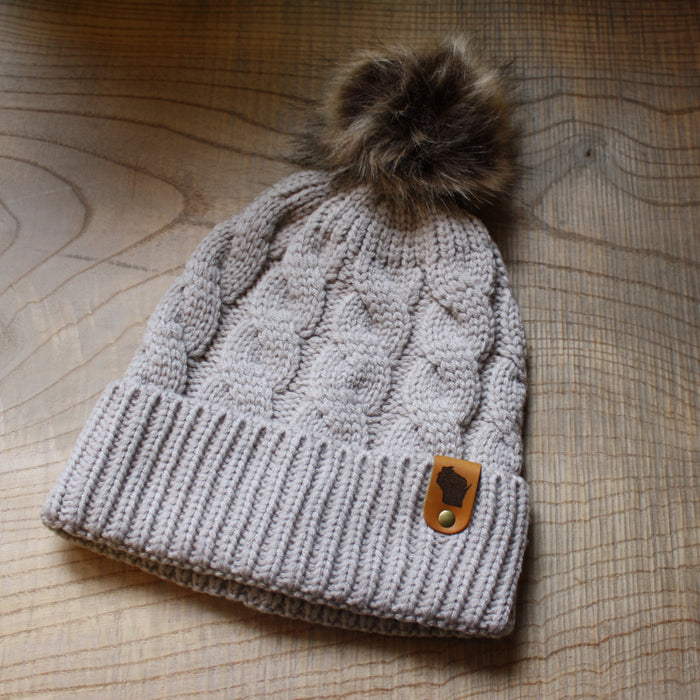 WI Pom Beanie
