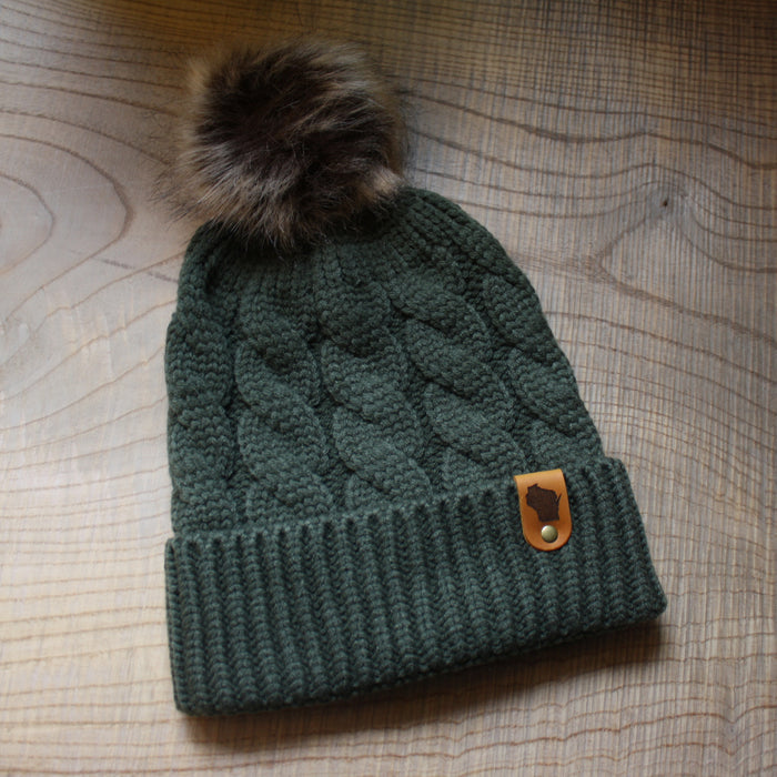 WI Pom Beanie