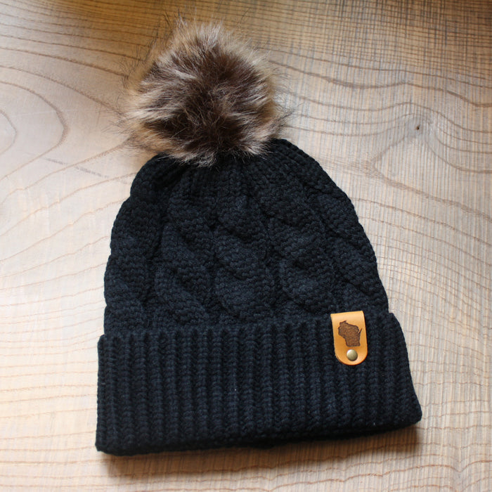 WI Pom Beanie