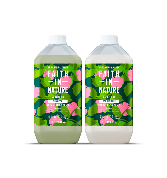 Wild Rose shampoo & conditioner set - 5L