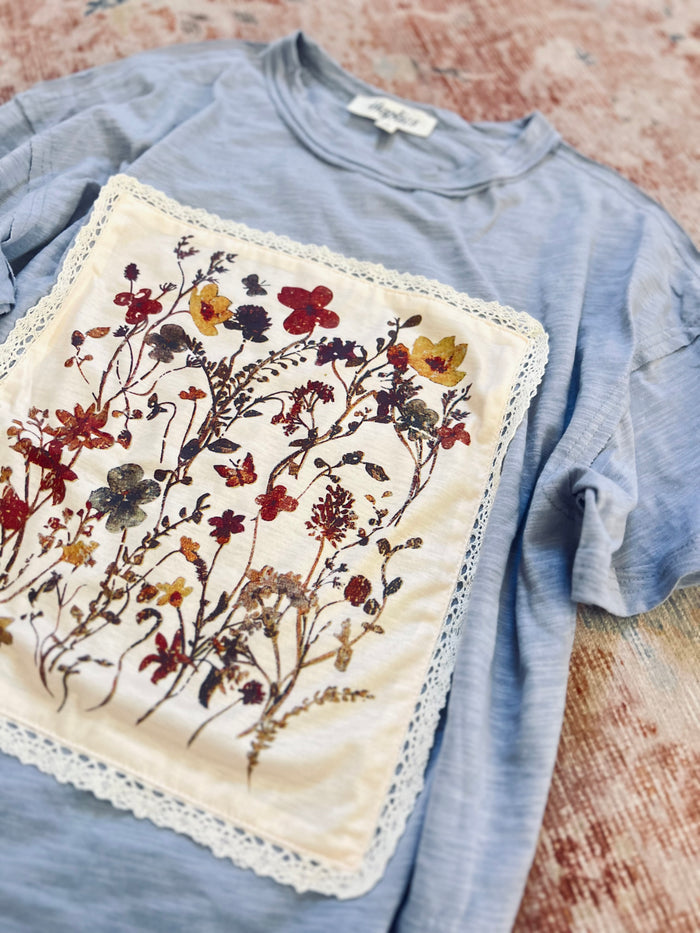Wildflower Patch Oversized Graphic Tee