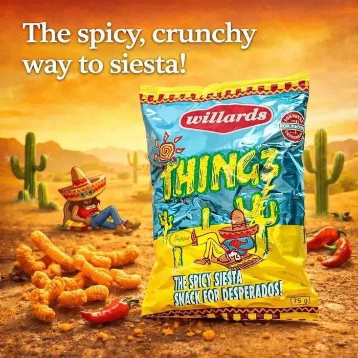 Willards Thingz 150g salty and spicy Zimbabwean snack pack
