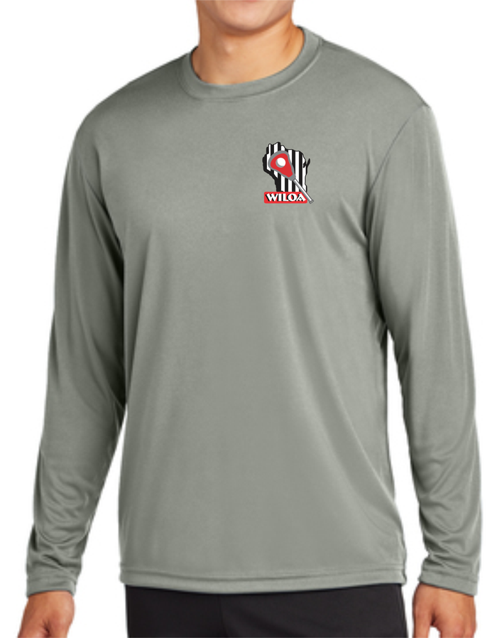 WILOA Dry Wick LS Grey Tee
