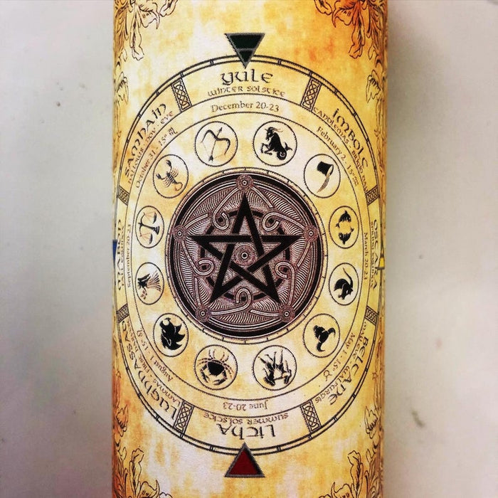 Witches Sabbat Altar Ritual Candle