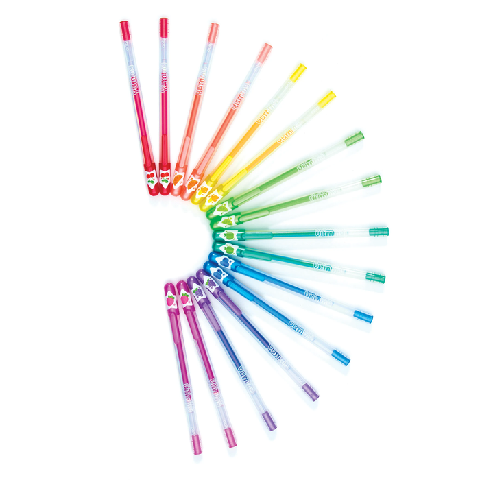 Yummy Yummy: Scented Glitter Gel Pens (Set of 12)
