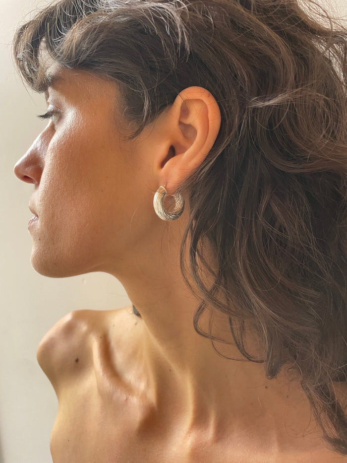 Zuma Earrings, Silver SANTANGELO